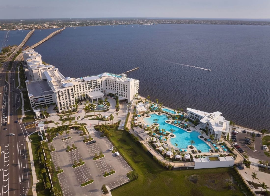 aerial view of Sunseeker Resort