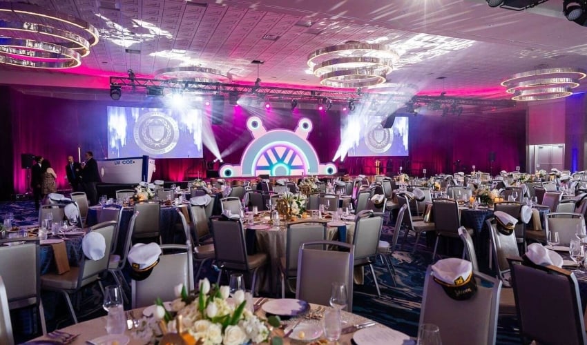 Event held at Great Egret Main Ballroom at Sunseeker Resort