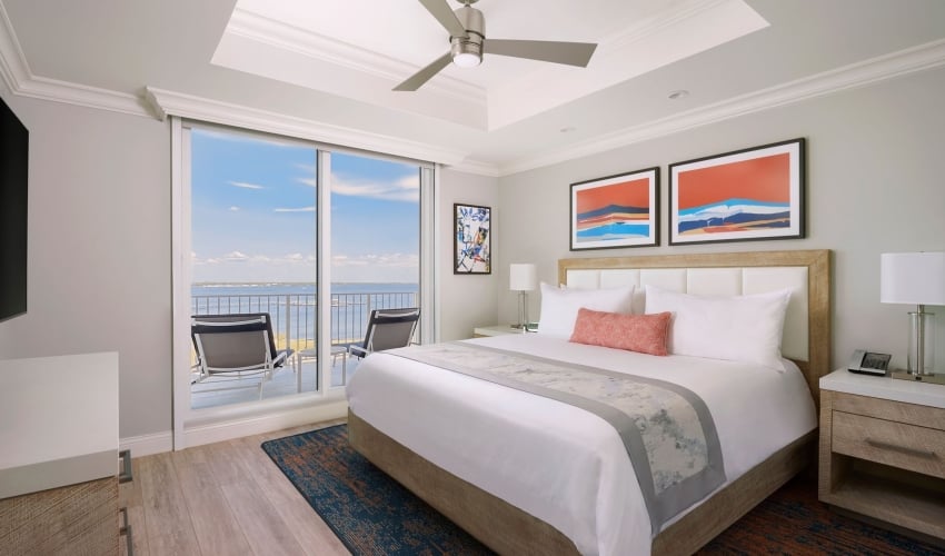 Bedroom in Sunsuites™ Two Bedroom Harbor View