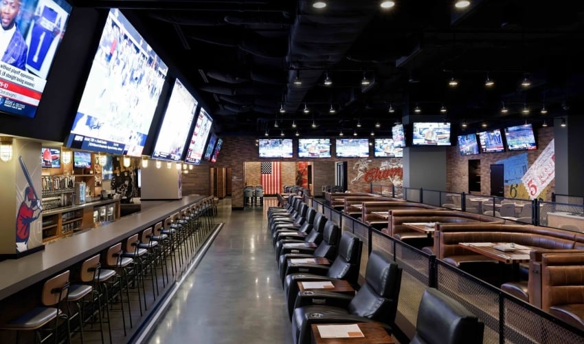Allegiant Stadium sports bar at Sunseeker Resort