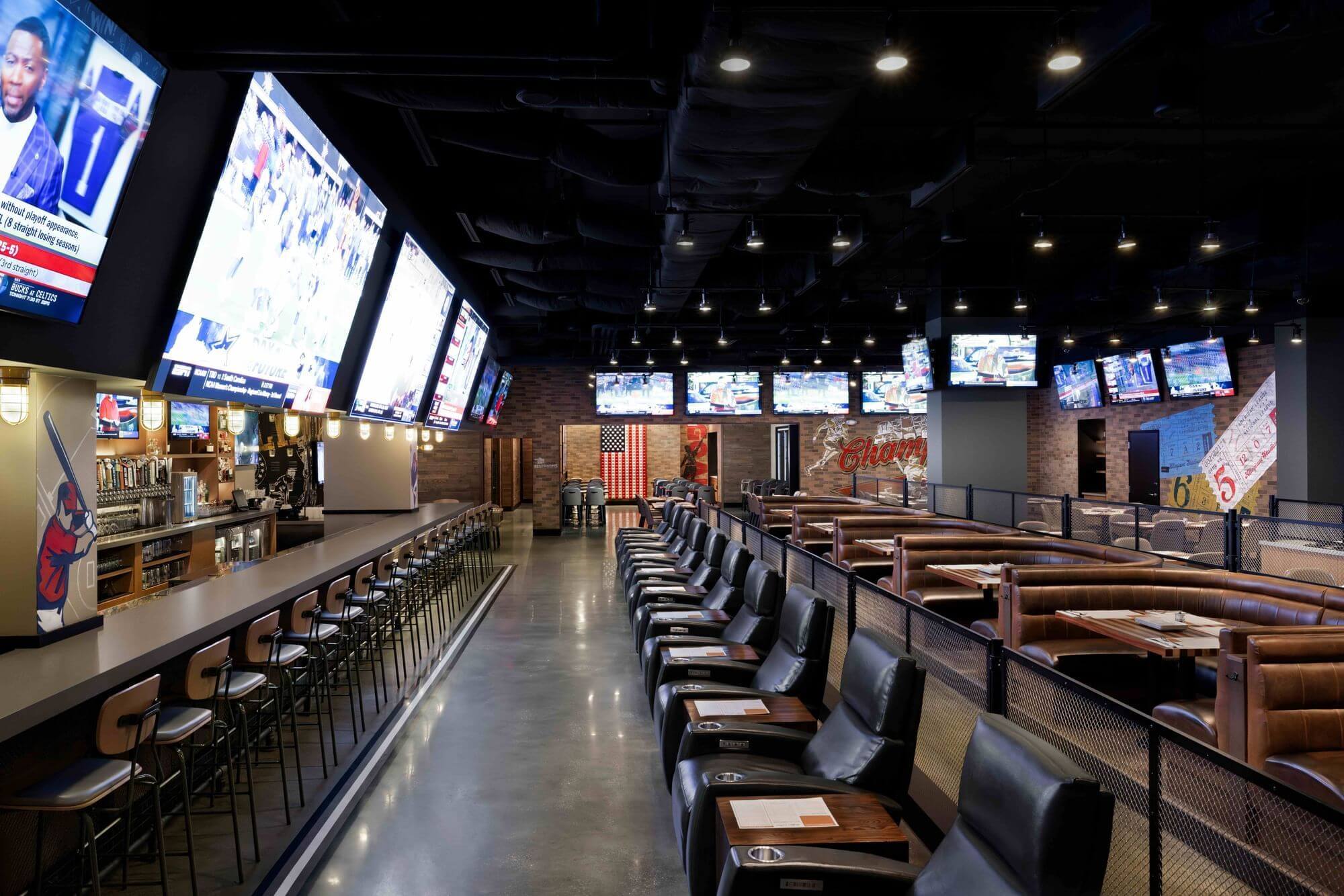 Allegiant Stadium sports bar at Sunseeker Resort