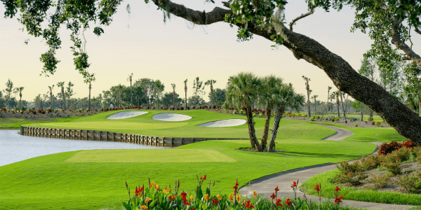 Beautiful course at Aileron golf club