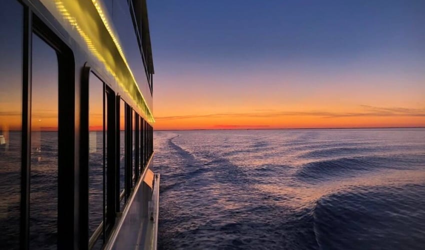 Sunset view from Sunset Cruise on Charlotte harbor