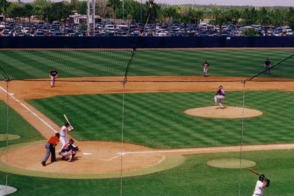 Spring Training for the Tampa Bay Rays & Atlanta Braves at Charlotte Sports Park in Florida