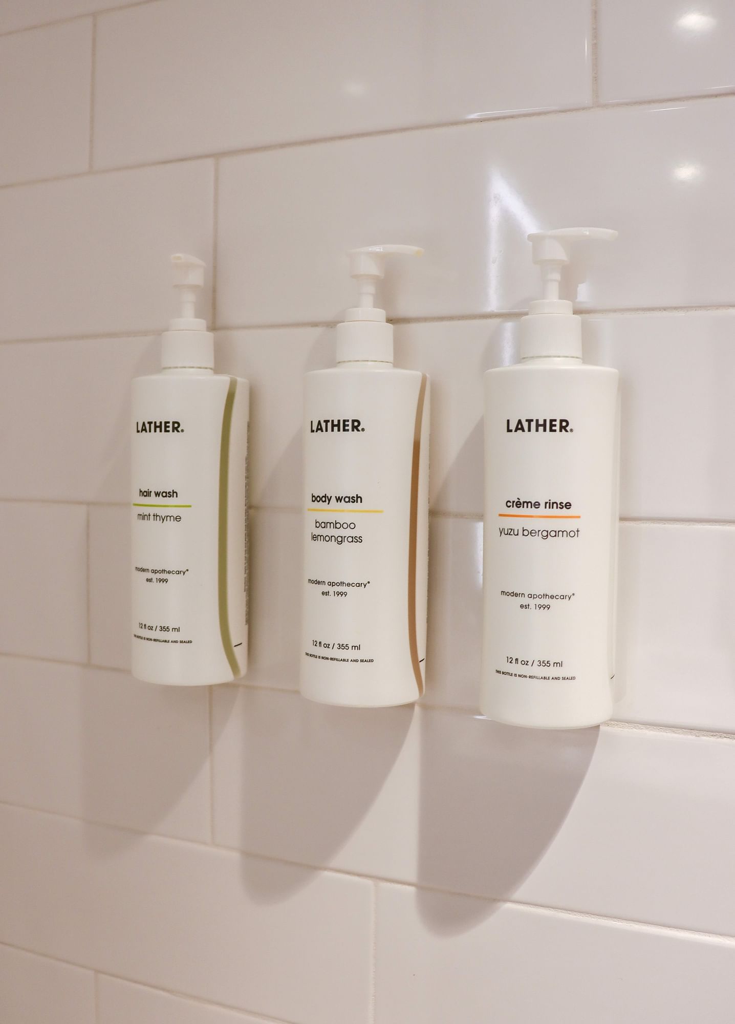 Lather products part of Premium room amenities
