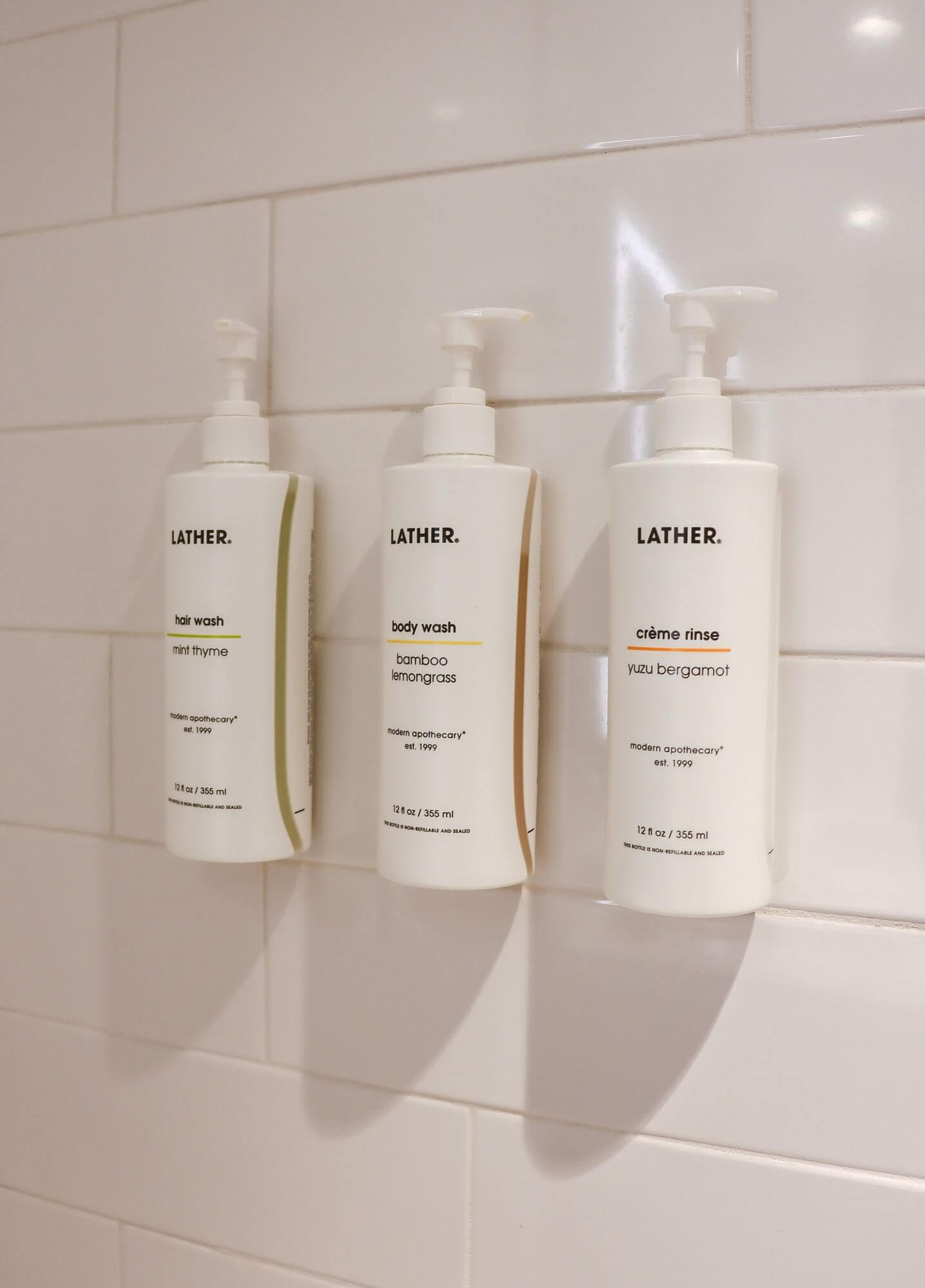 Lather products part of Premium room amenities