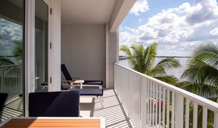 Sunsuites™ One Bedroom Harbor View balcony