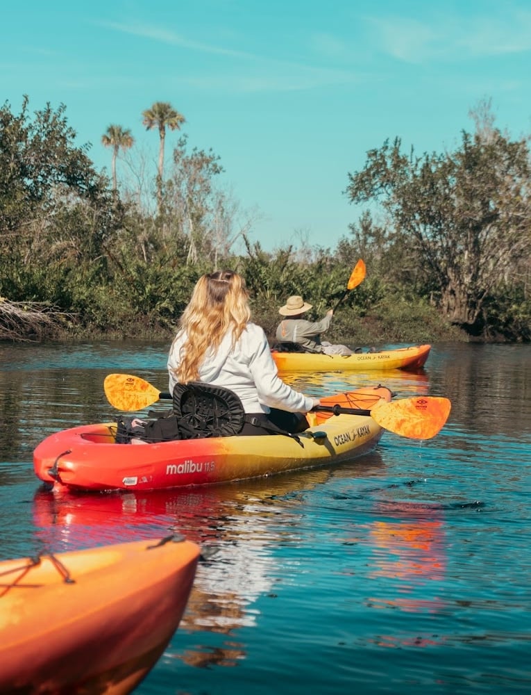 Girl Kayaking
