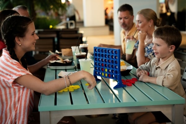 Kids Playing Connect Four