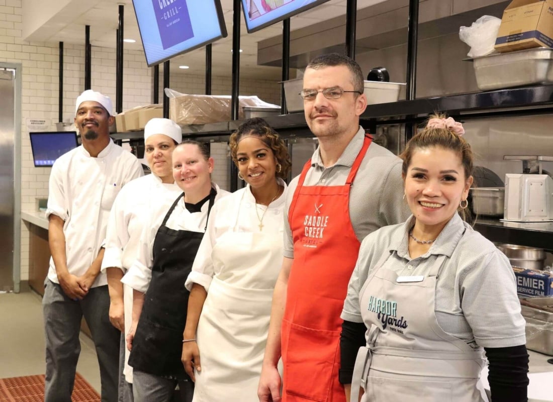 Sunseeker Resort kitchen staff